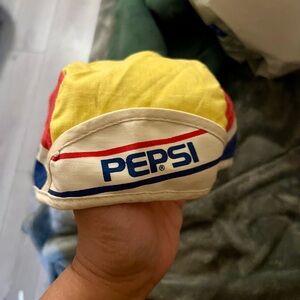 Vintage Pepsi bicyclists cycling cap